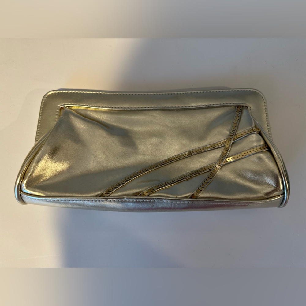 Metallic Gold Clutch Evening Bag